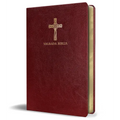 Biblia Católica En Español. Símil Piel Vinotinto, Tamaño Compacto / Catholic Bible. Spanish-Language, Leathersoft, Wine, Compact - Imitation Leather