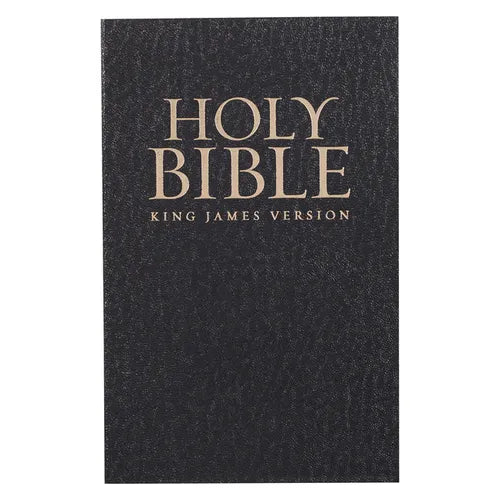 KJV Budget Gift & Award Soft Cover Black - Paperback