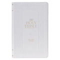 KJV Bible Giant Print Standard Faux Leather White - Leather