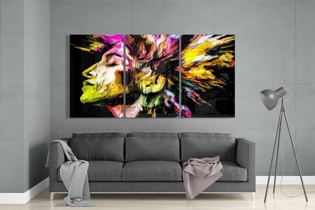 Colorful Peace Glass Art