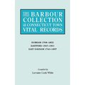 Barbour Collection of Connecticut Town Vital Records. Volume 9: Durham 1708-1852, Eastford 1847-1851, East Haddam 1743-1857 - Paperback