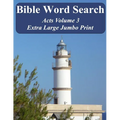 Bible Word Search Acts Volume 3: King James Version Extra Large Jumbo Print - Paperback