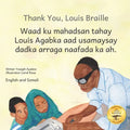 Thank You, Louis Braille: Reading and Writing with Fingertips in English and Somali - Paperback