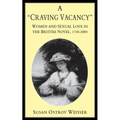 A Craving Vacancy: Women and Sexual Love in the British Novel, 1740-1880 - Paperback