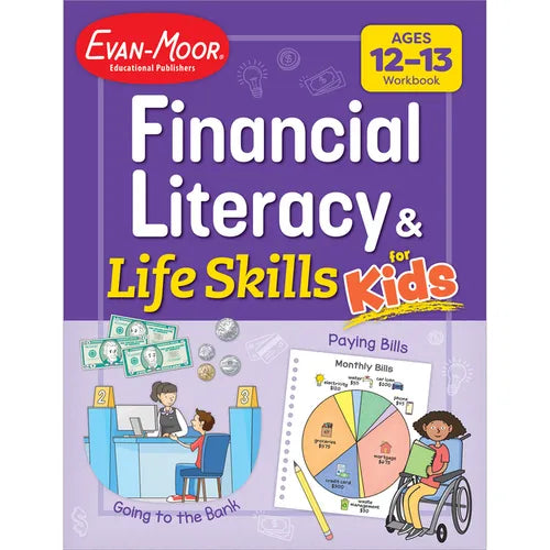 Financial Literacy and Life Skills for Kids, Ages 12-13 - Paperback