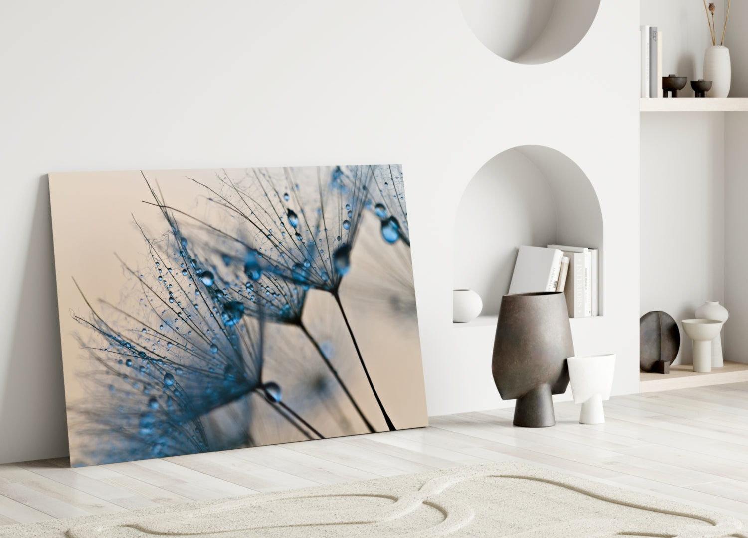 Flower Glass Wall Art