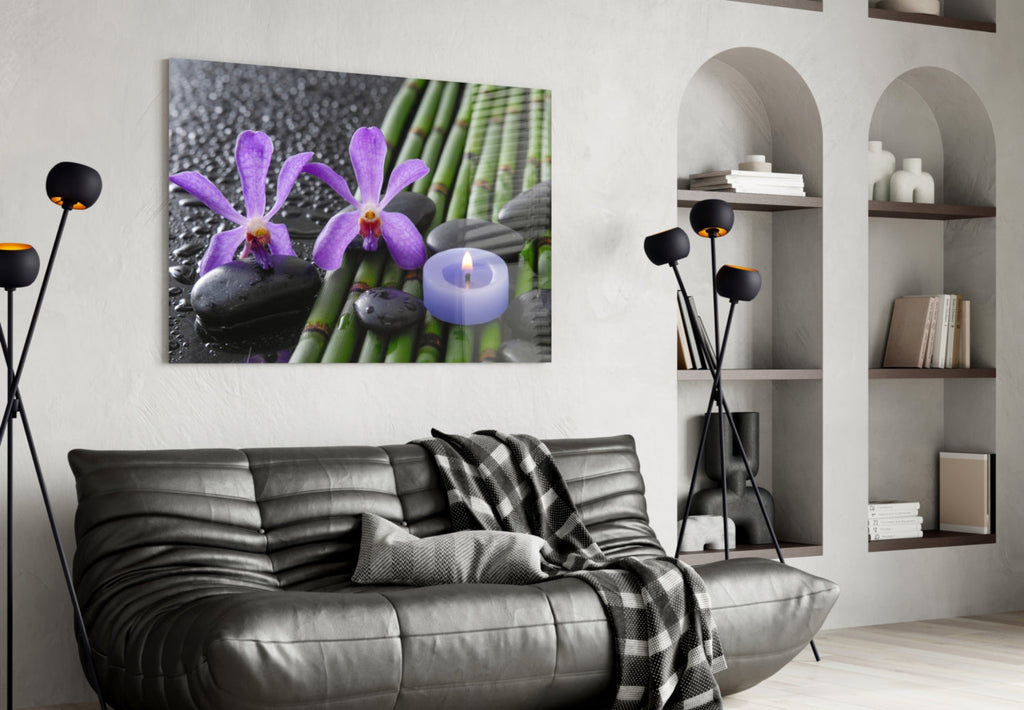 Spa Glass Wall Art