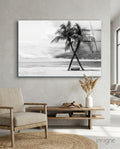 Palm Trees Glass Wall Art
