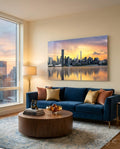 Downtown Glass Wall Art