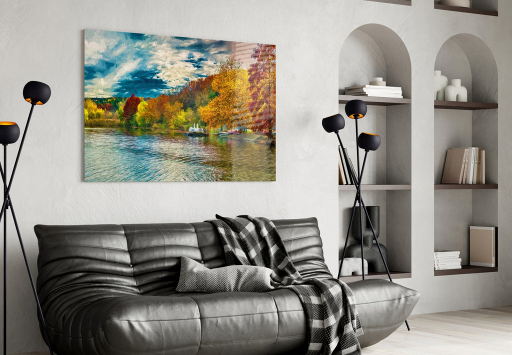 Lake Glass Wall Art