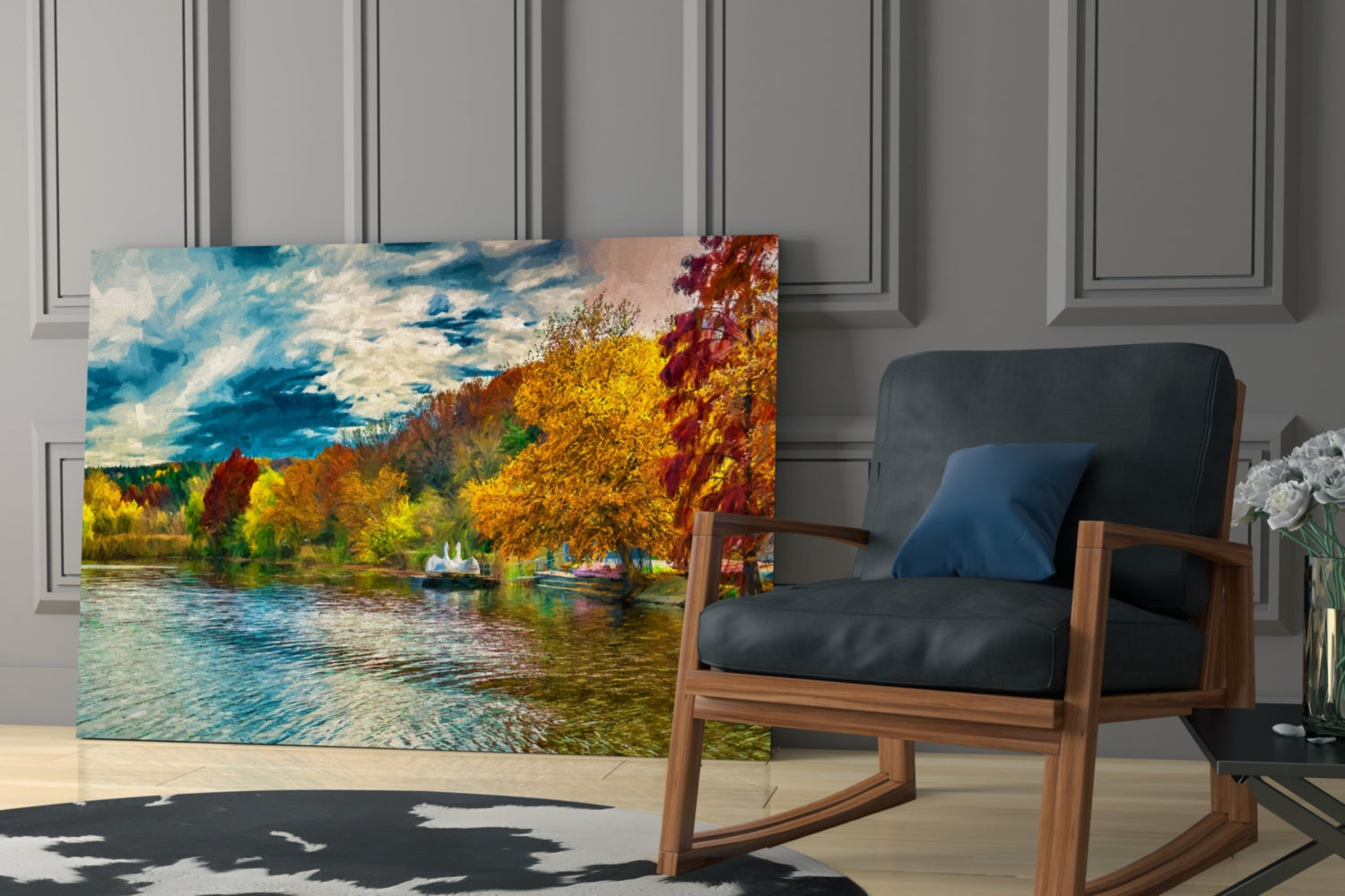 Lake Glass Wall Art