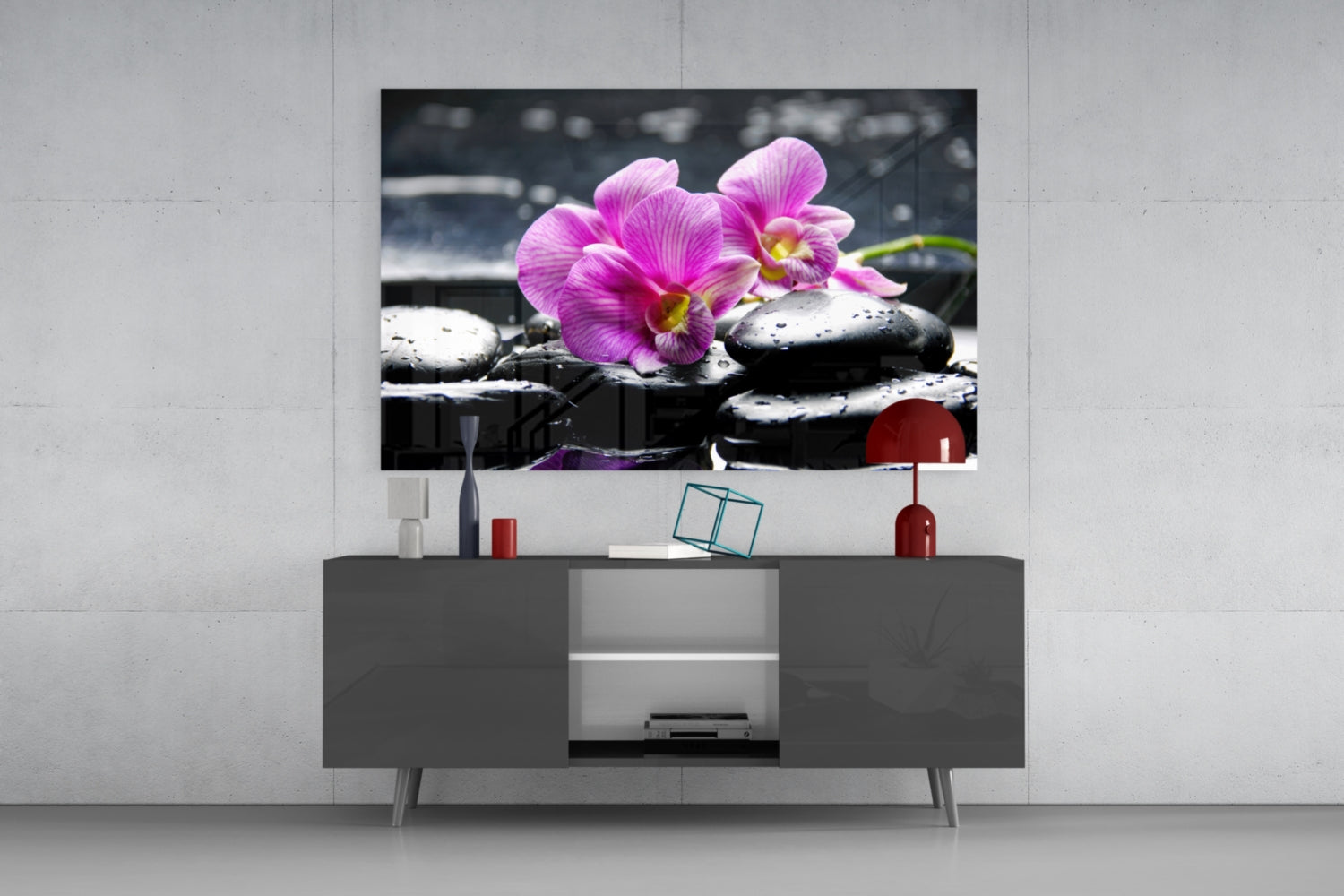 Spa Glass Wall Art