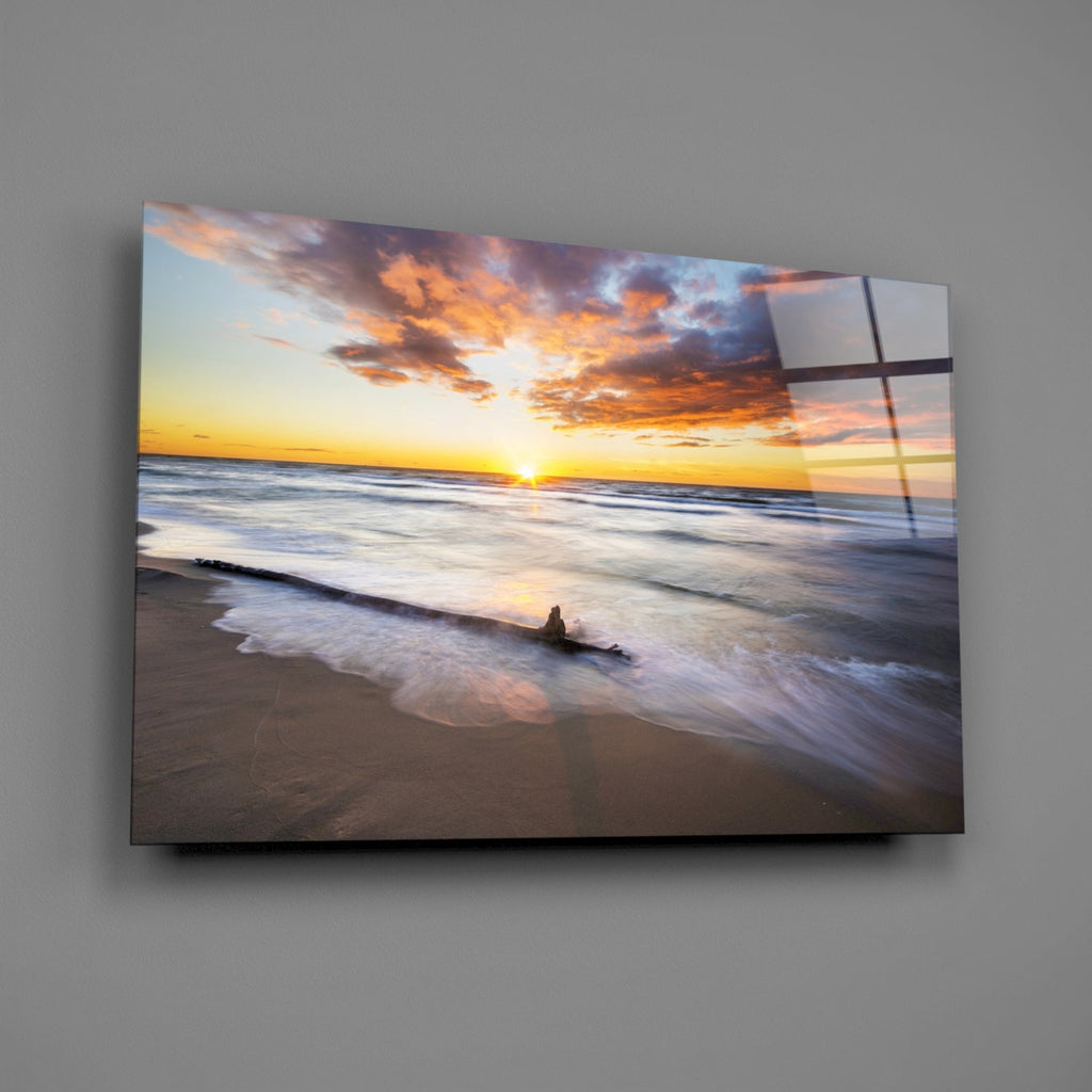 Sunset Glass Wall Art