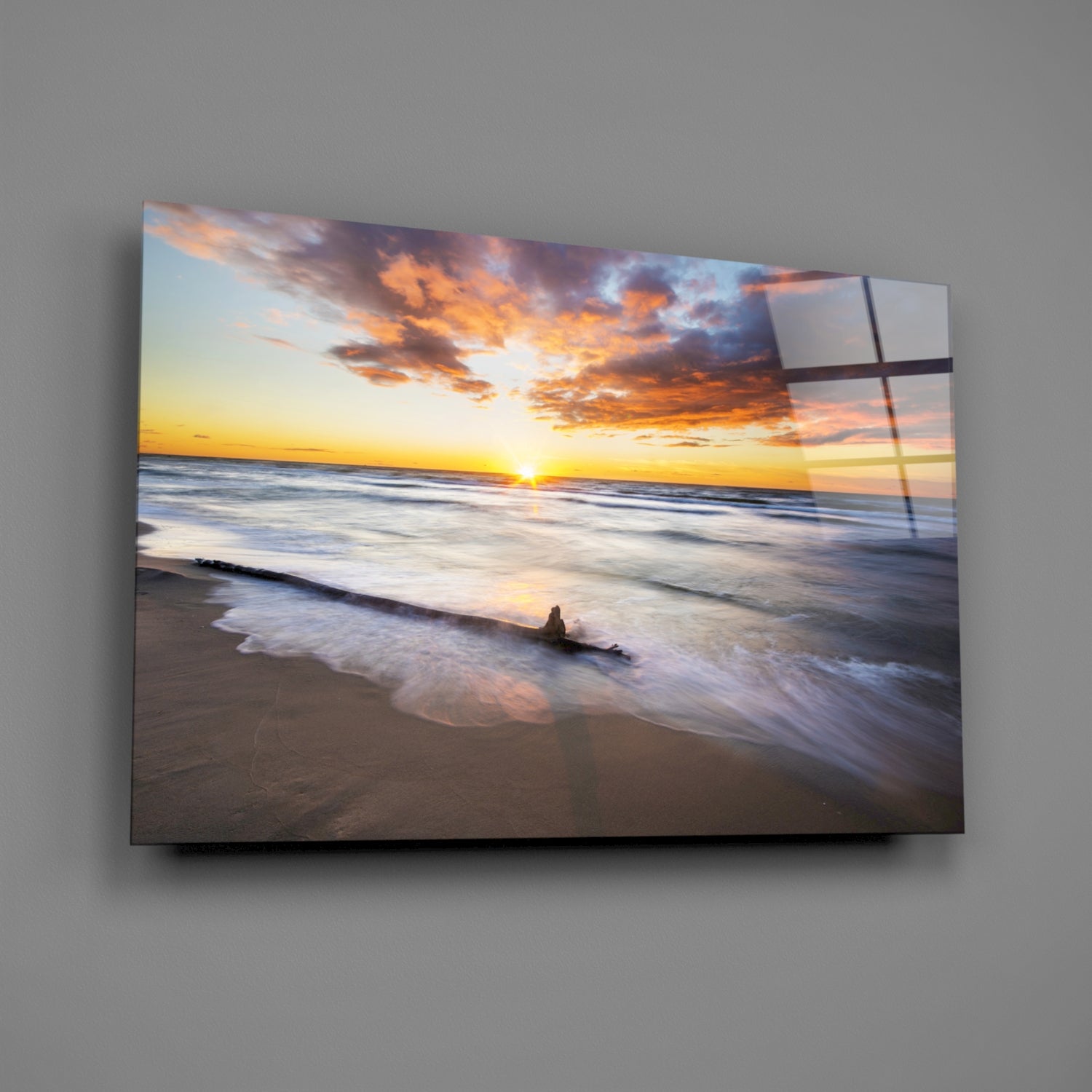 Sunset Glass Wall Art