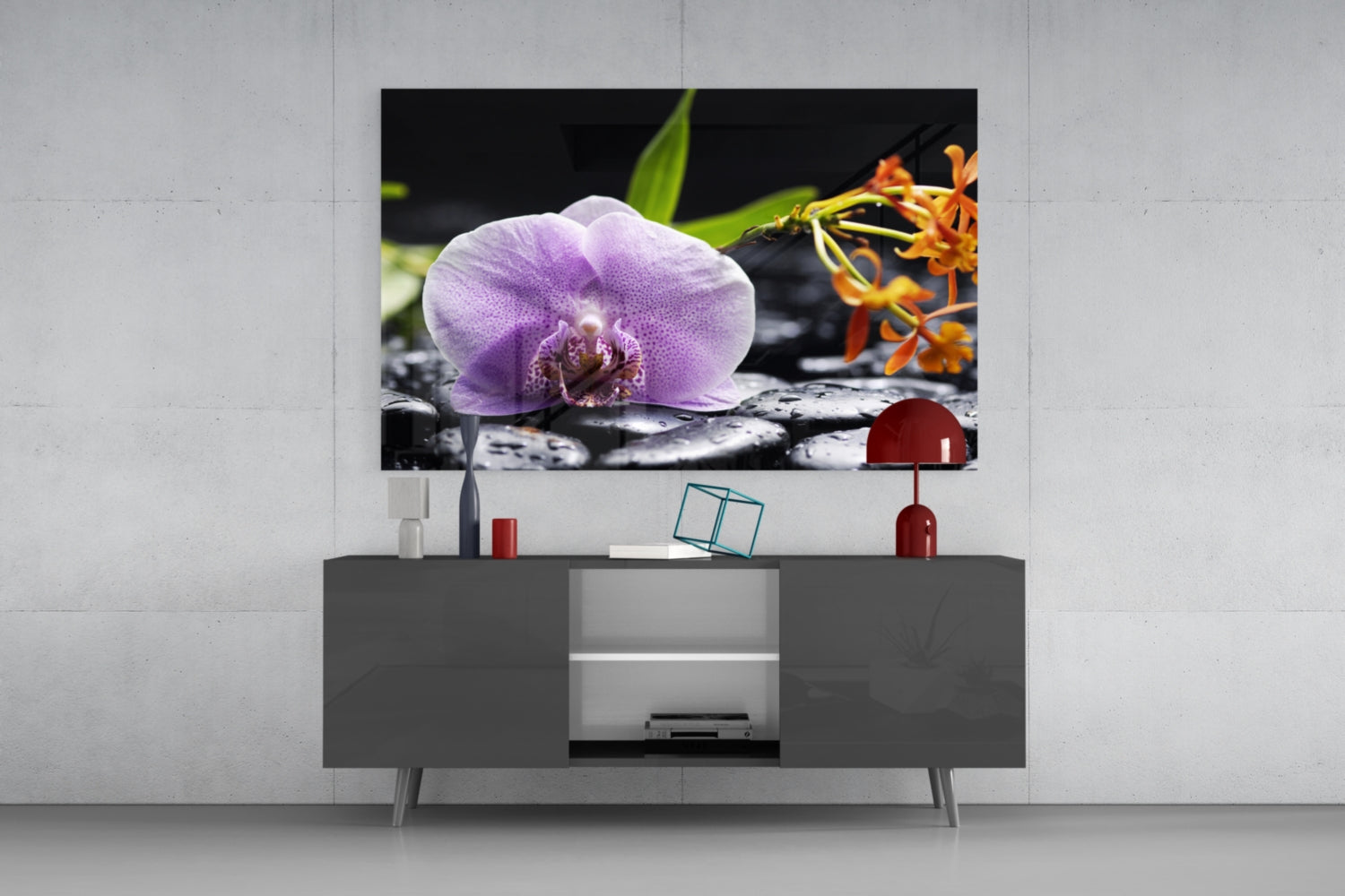 Spa Glass Wall Art