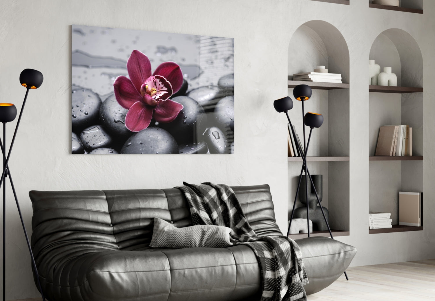 Spa Glass Wall Art