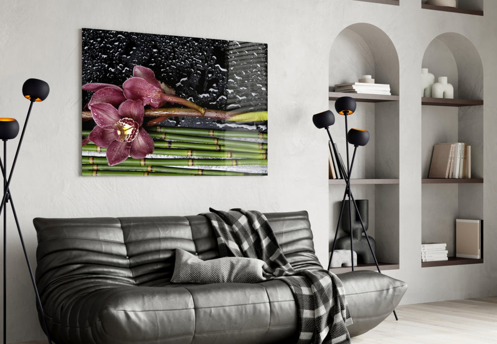 Spa Glass Wall Art