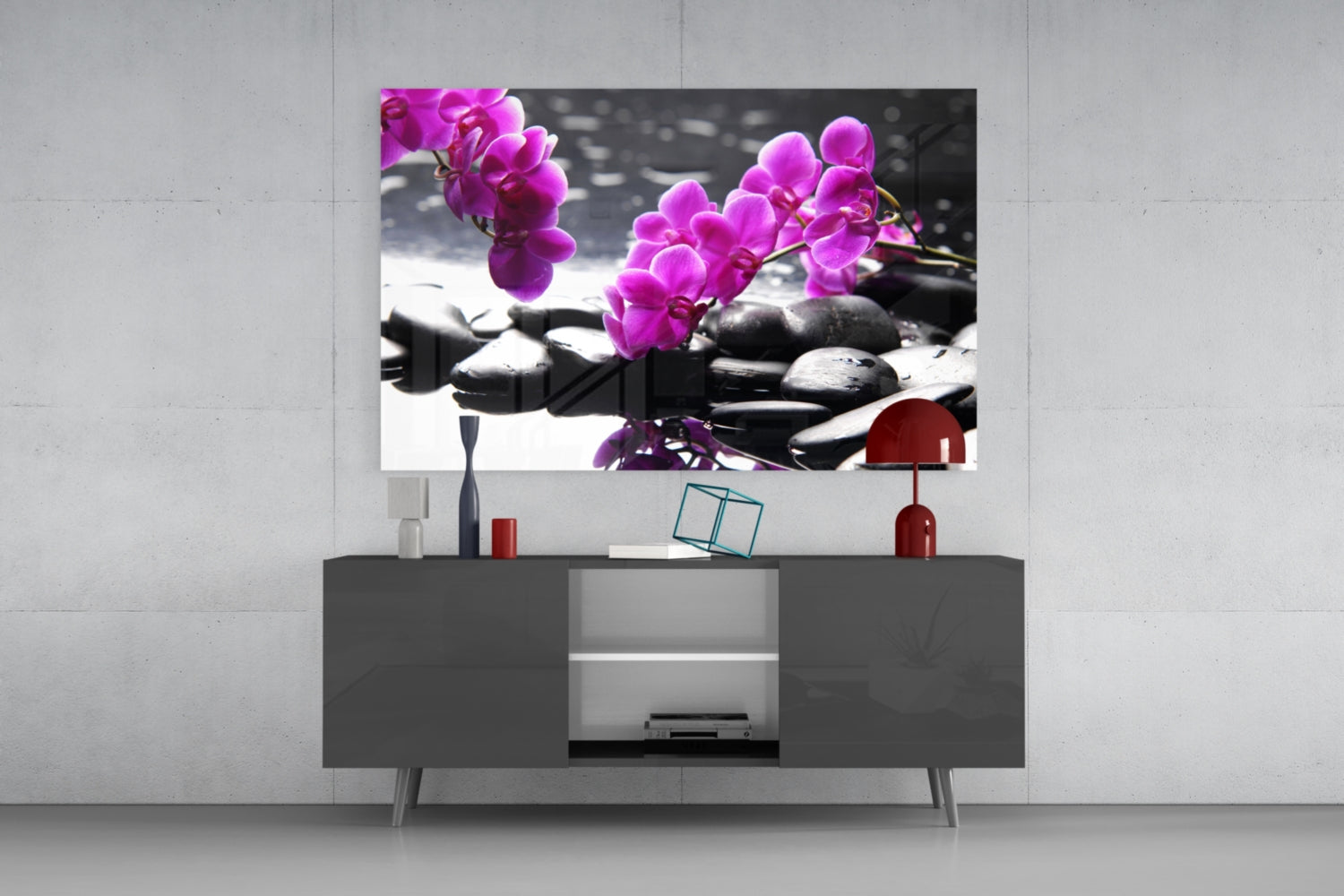 Spa Glass Wall Art