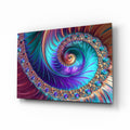 Abstract 2 Glass Wall Arts