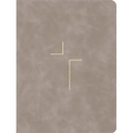 The Jesus Bible, NIV Edition, Leathersoft, Stone, Comfort Print - Imitation Leather