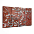 Sakura 4 Pieces Mega Glass Wall Art (59"x36")