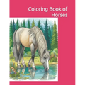 Coloring Book of Horses - Paperback