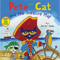 Pete the Cat and the Treasure Map: Includes Over 30 Stickers! - Paperback