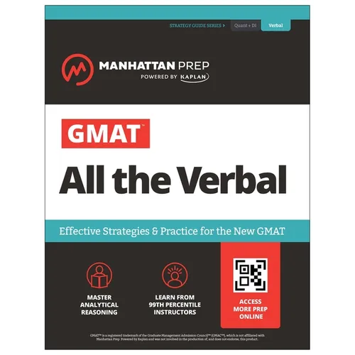 GMAT All the Verbal: Effective Strategies & Practice for the New GMAT + Online Resources (Manhattan Prep GMAT Prep) - Paperback
