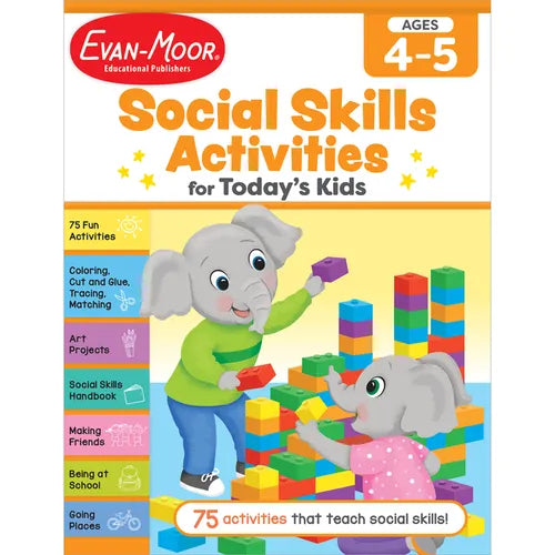 Social Skills Activities for Today's Kids, Ages 4-5 - Paperback
