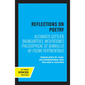 Reflections on Poetry: Meditationes Philosophicae de Nonnullis AD Poema Pertinentibus - Paperback