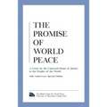 The Promise of World Peace: A Letter by the Universal House of Justice to the Peoples of the World - Paperback