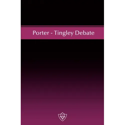 Porter - Tingley Debate - Paperback