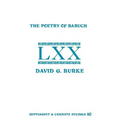 The Poetry of Baruch: A Reconstruction and Analysis of the Original Hebrew Text of Baruch 3:9-5:9 - Paperback