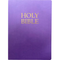 Kjver Holy Bible, Large Print, Royal Purple Ultrasoft - Bonded Leather
