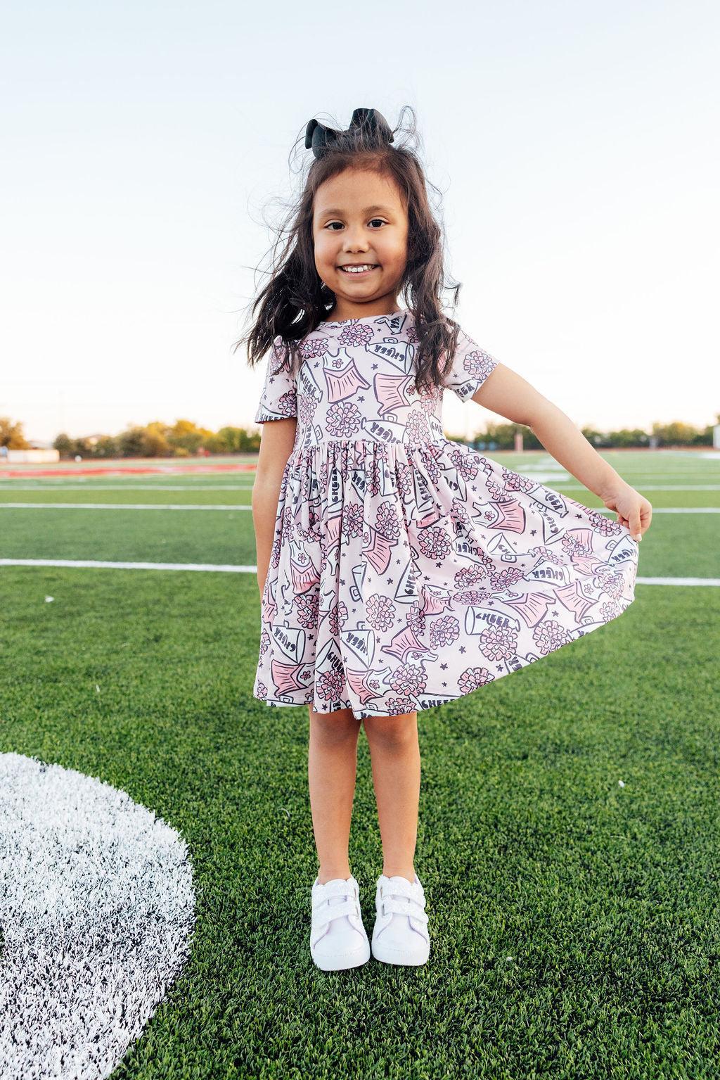 SALE Cheer S/S Pocket Twirl Dress