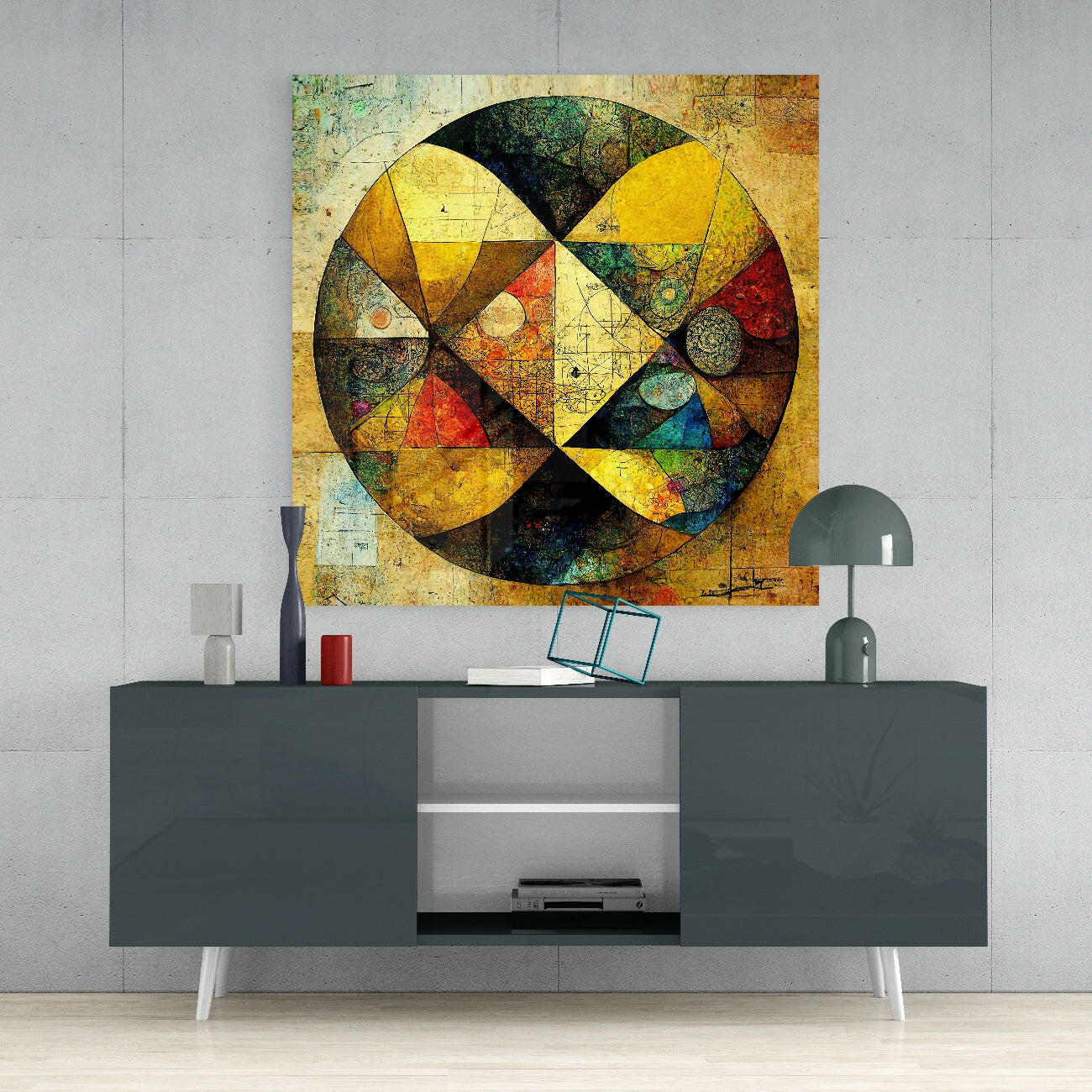 Sphere Glass Wall Art  || Designer Collection