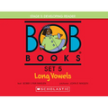 Bob Books - Long Vowels Hardcover Collection of 8 Stories Decodable Phonics Stories, Ages 4 and Up, Kindergarten, First Grade (Stage 3: Developing Rea - Library Binding
