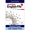 American English File 3e Student Book Level 1 Digital Pack - Paperback