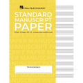 Standard Manuscript Paper Yellow Cover 12 Staves Per Page Hal Leonard Music Notation Guide for Composers and Students - Paperback