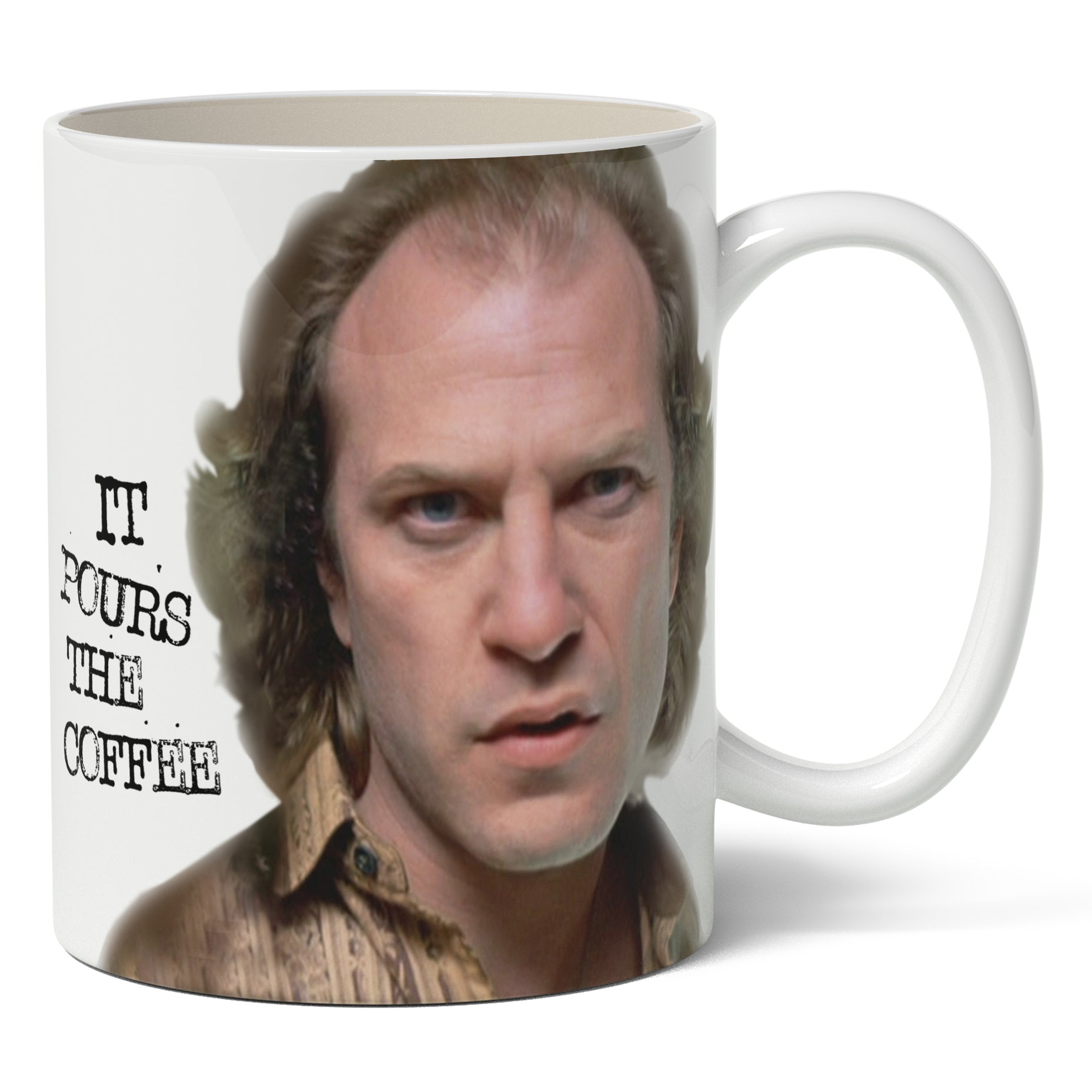 It Pours the Coffee Mug