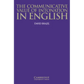 The Communicative Value of Intonation in English - Paperback