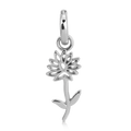 November Topaz Birthstone Charm - Flower (Chrysanthemum)