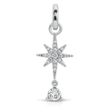 April Diamond Birthstone Charm - Star