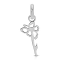 April Diamond Birthstone Charm - Flower (Daisy)