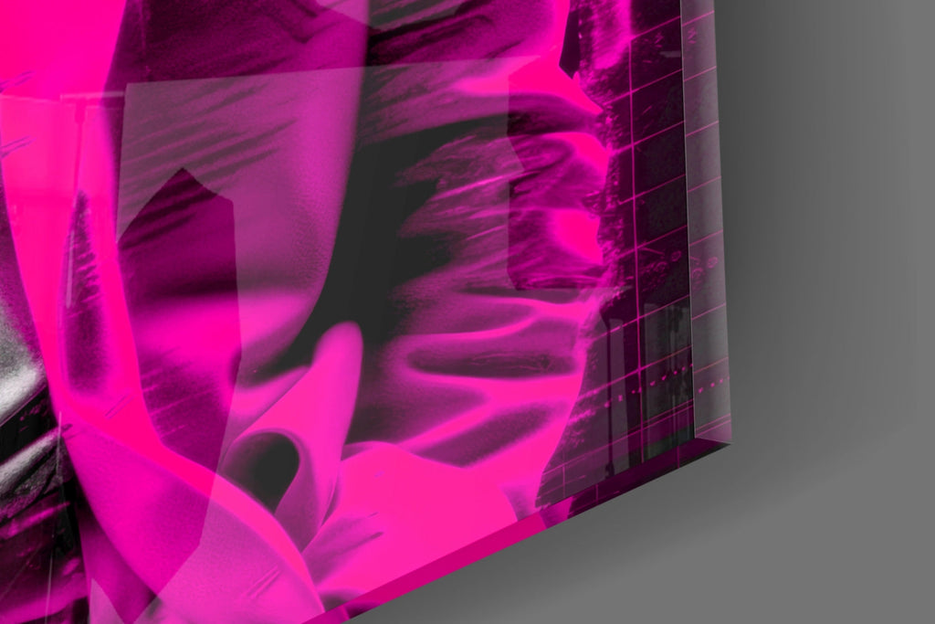 Albert Einstein's Colorful World Glass Wall Art || Designer Collection