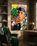 Tommy Shelby Money and Power Glass Wall Art || Designer Collection