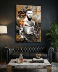 Conor McGregor Riches and Glory Glass Wall Art || Designer Collection