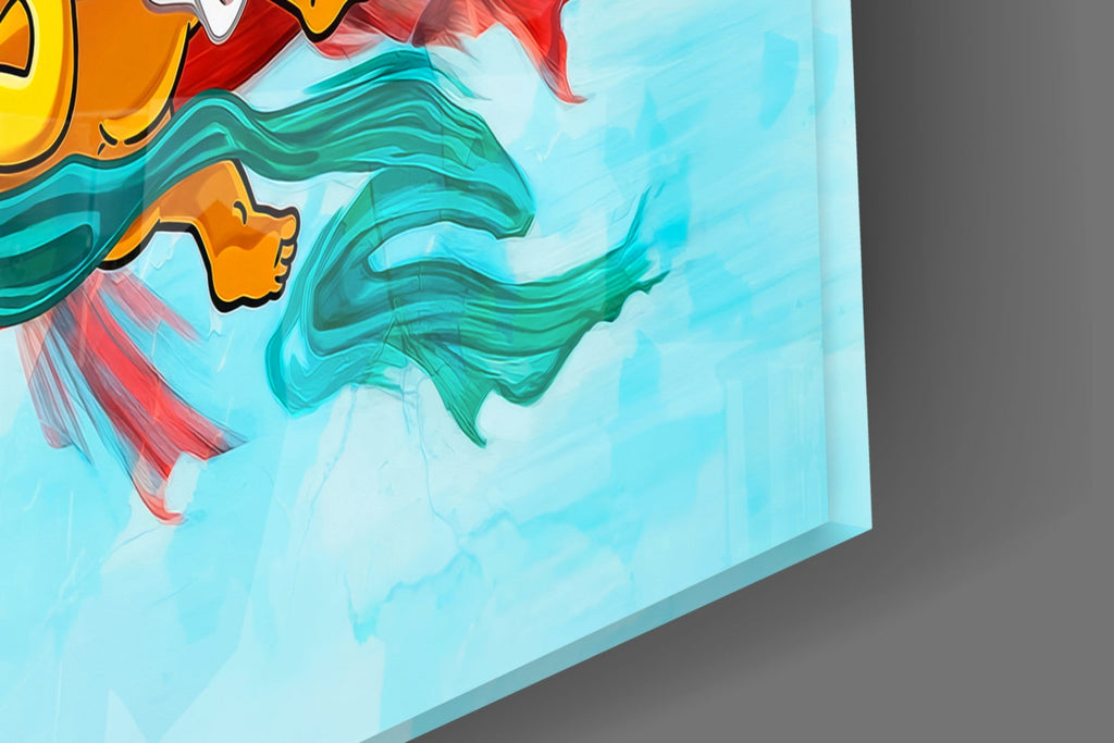 Homer's Genesis Glass Wall Art || Designer Collection