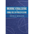 Mnemonic Verbalizations and Formal Rules in Problem-Solving - Paperback