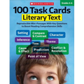 100 Task Cards: Literary Text: Reproducible Mini-Passages with Key Questions to Boost Reading Comprehension Skills - Paperback